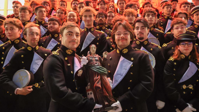 Première cérémonie de  Sainte Barbe sur le campus de Saint-Etienne