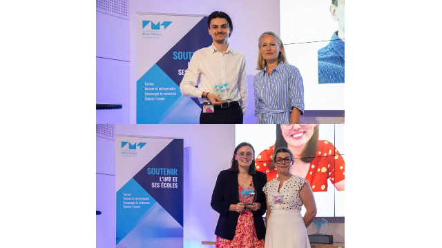 Deux élèves de Mines Saint-Étienne distingués lors des prix de la Fondation Mines Télécom