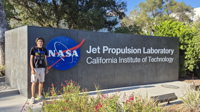 Tristan Lecourtois de retour de la NASA 