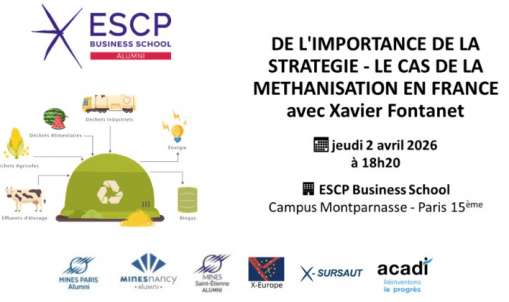 Groupe Energie - Conférence "De l'importance de la stratégie : le cas de la méthanisation en France"